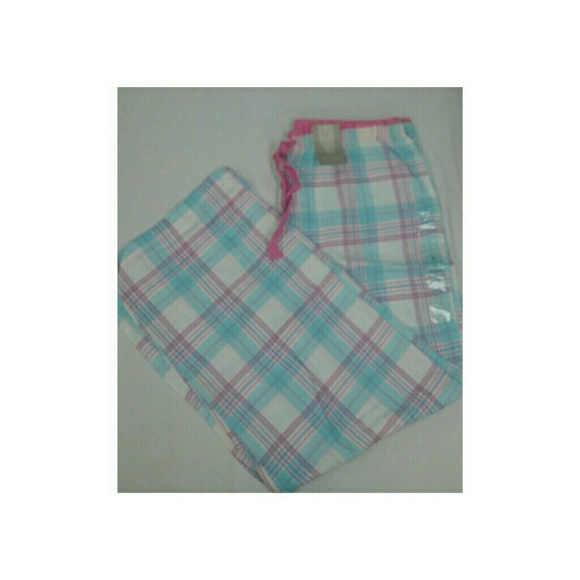 Charter Club Other - Charter Club Pajama Pants Pink/Blue Plaid